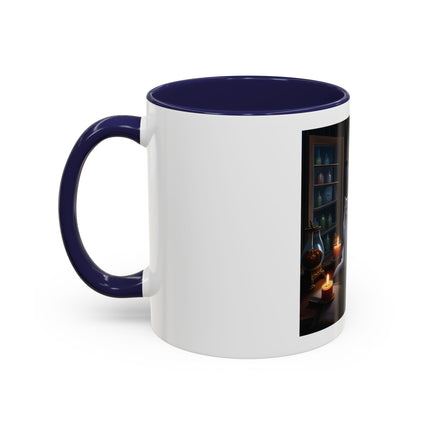 Moonlit Witch Cats Coffee Mug — Gothic Cat Magic Tea Cup (11/15oz)