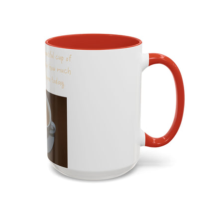 Funny Tea Mug – “Lie to Me” Motivational Accent Ceramic – 15oz