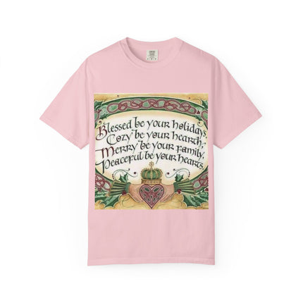 Blessed Be Your Holiday Unisex Garment-Dyed T-Shirt