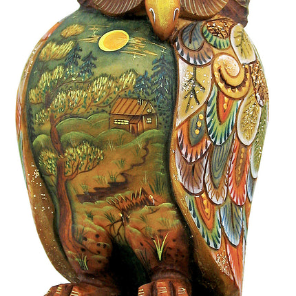 Owl Halloween Door Decor by G. DeBrekht - Thanksgiving Halloween Decor - 8158912H-4