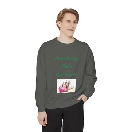 Aromatherapy Sweatshirt – “Makes Good Scents” Unisex Design