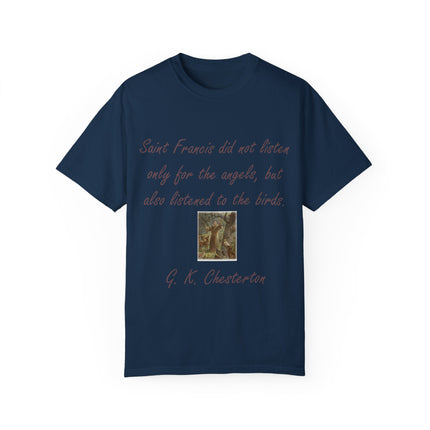 Spiritual Tee – Honoring Saint Francis – Eco-Friendly Unisex
