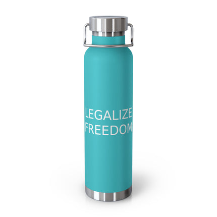 Legalize Freedom Bottle – 22oz Copper Insulated Flask for Change