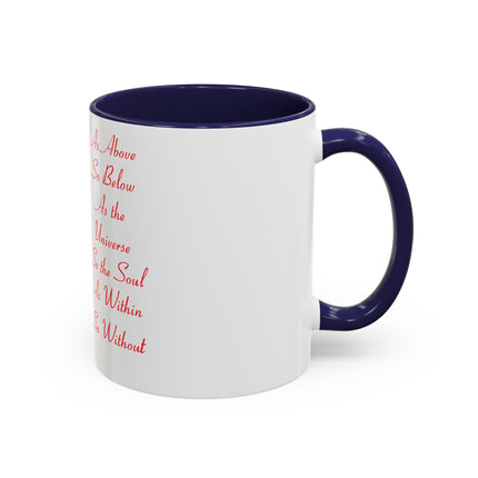Mystical Accent Mug – “As Above, So Below” Enchanting Design, 11oz