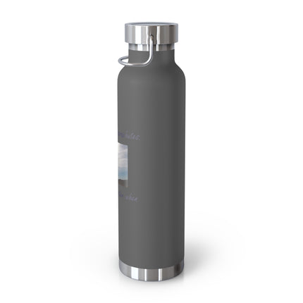 Parachute Quote Bottle – 22oz Copper Flask for Open-Minded Living