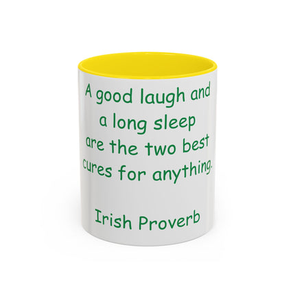 Inspirational Coffee Cup – Irish Wisdom – 11oz Accent Mug