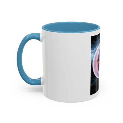 Moonlit Cat Coffee Mug — Whimsical Night Sky Art for Cat Lovers (11/15oz)