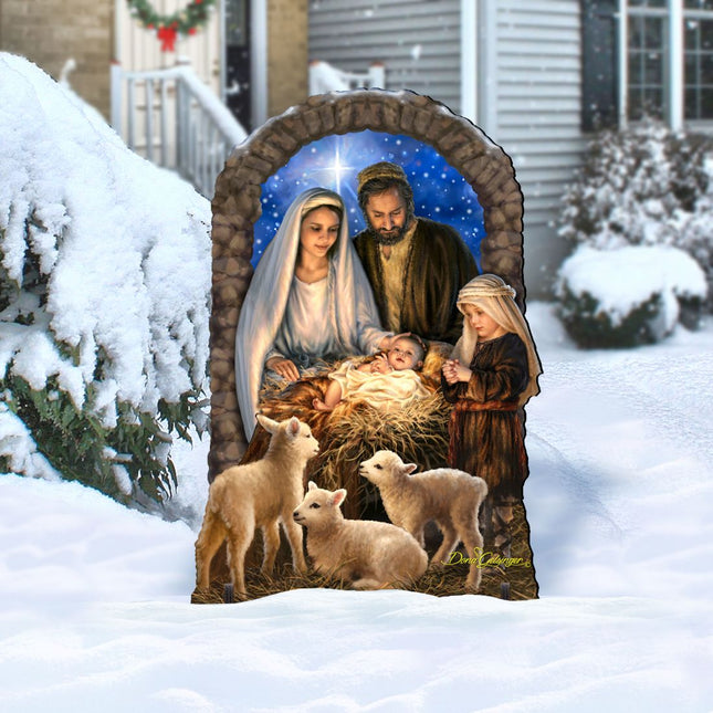 Miracle Nativity Outdoor Decor by D. Gelsinger - Nativity Holiday Decor - 8461042-1F-1201-0