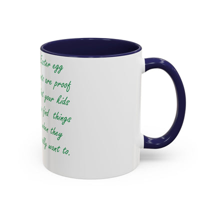 Funny Easter Egg Hunt Mug – 11oz Accent Cup for Parents