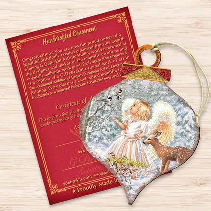 Sweet Christmas Blessings Wooden Ornaments by Gelsinger - Nativity Holiday Decor - 8031122-1703-3