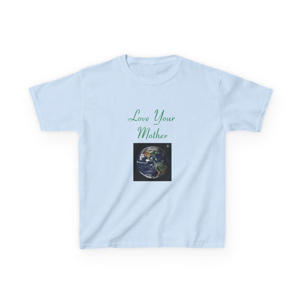 Love Your Mother Kids Tee – Earth-Themed Cotton Shirt