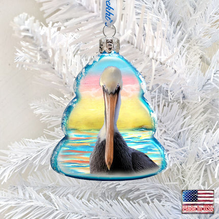 Glass Mercury Glass Ornament by G. DeBrekht - Coastal Holiday Decor - 776279-1