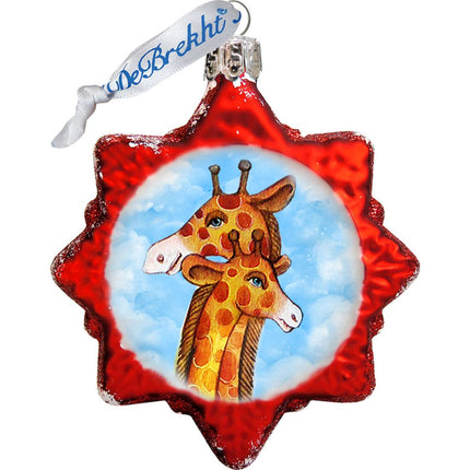 Safari Mercury Glass Ornaments Set of 3 by G. DeBrekht - Wildlife Holiday Decor - 770124S3-1