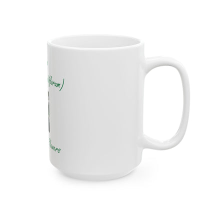 Jasmine Botanical Mug — "The King of Flowers" 11oz/15oz Ceramic
