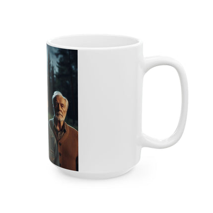 Mystical Forest Ceramic Mug – 15oz Nature Lover Gift