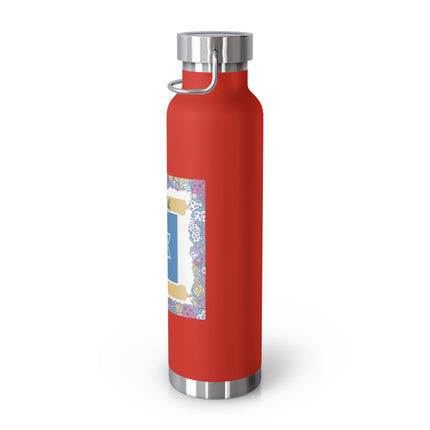 Hanukkah Insulated Bottle – 22oz Copper Flask for Festive Hydration