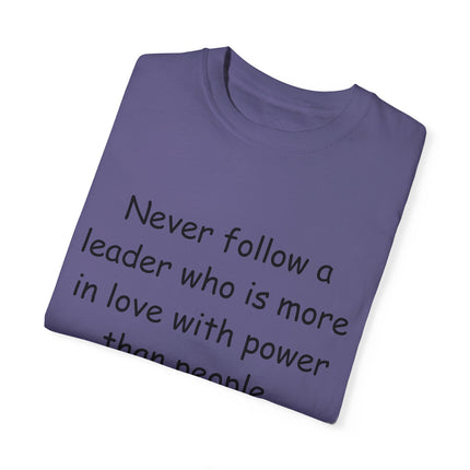 Native Proverb Tee – Unisex Shirt on Power, Leadership & Integrity