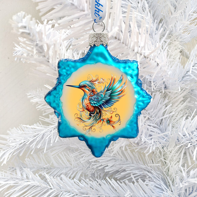 Fairy Bird Mercury Glass Ornaments by G. Debrekht - Christmas Decor - 776026-0
