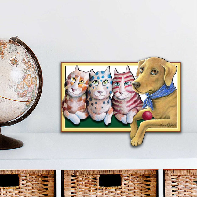 The Dog Holiday Outdoor Decor Large Ornament by Laura Seeley - Pets Dog and Cats Decor - 8511019M-0