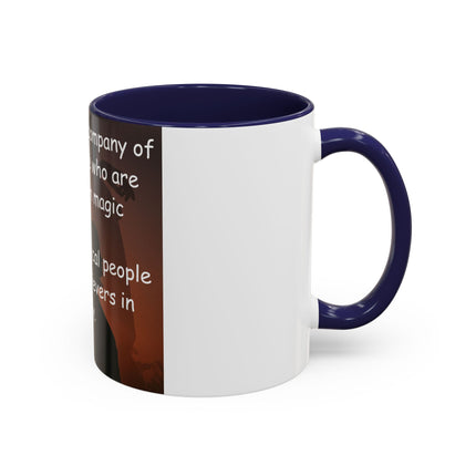 Believers of Happy Moments Mug – 11oz Accent Cup with Magic Quote