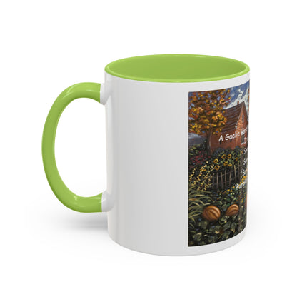 Samhain Pumpkin Spice Accent Coffee Mug — Autumn Harvest 11/15oz