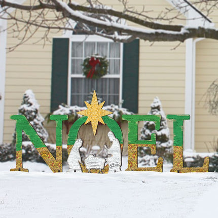 Noel Outdoor Nativity Set  by G. DeBrekht - Nativity Holiday Décor - 8121457F-S4L-1