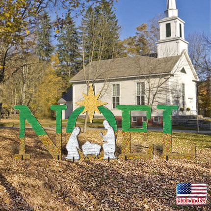 Noel Outdoor Nativity Set  by G. DeBrekht - Nativity Holiday Décor - 8121457F-S4L-2