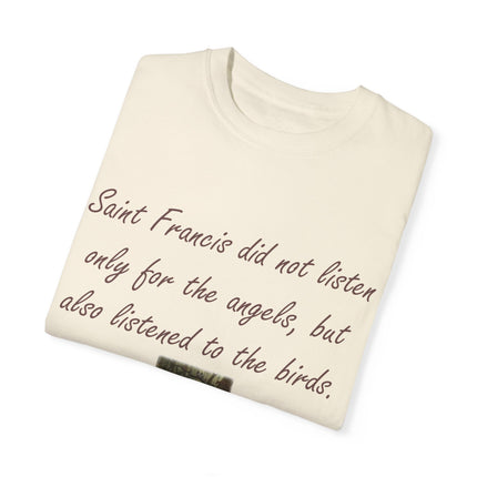 Spiritual Tee – Honoring Saint Francis – Eco-Friendly Unisex