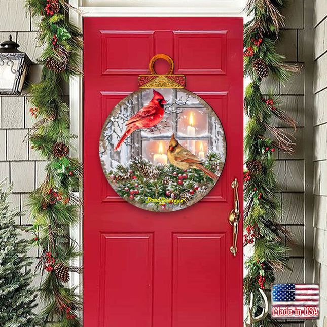 House Birds Holiday Door Decor by D. Gelsinger - Christmas Decor - 8421126H-DG-0