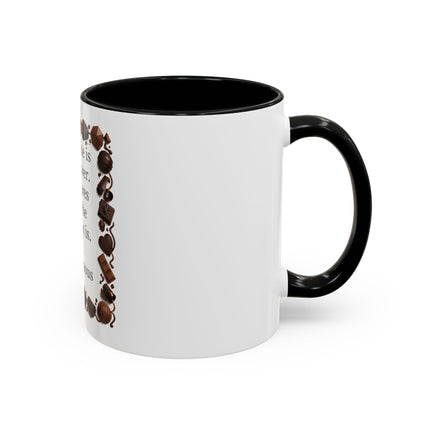 Coffee Mug - "Chocolate is the answer. Who cares what the question is."