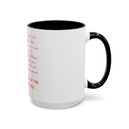 Blessed Be the Witches Accent Coffee Mug — Witchcraft Poem, Gothic Pagan Gift