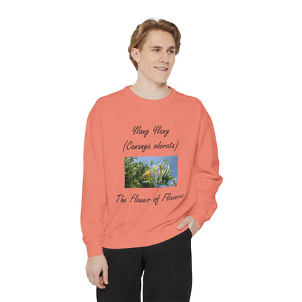 Unisex Ylang Ylang Sweatshirt - Floral Design & Comfort