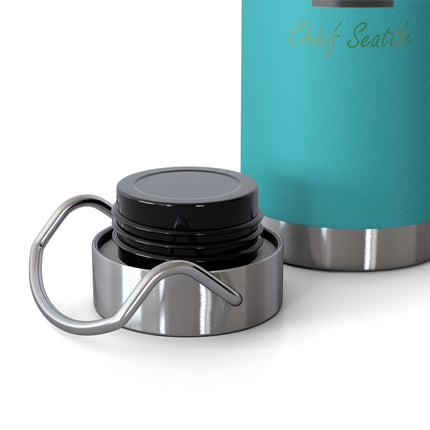 Eco-Friendly Copper Vacuum Insulated Bottle - 22oz with Earth Quote by Chief Seattle