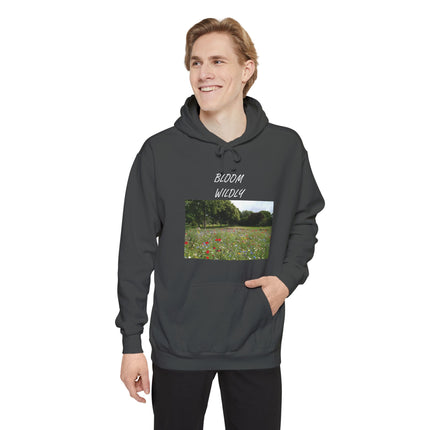 Bloom Wildly Hoodie — Floral Meadow Photo Sweatshirt