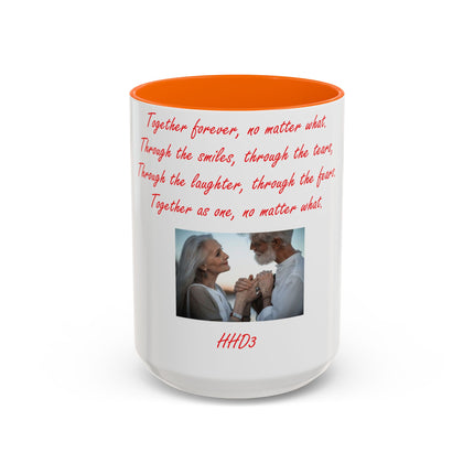 Romantic Coffee Mug – “Together Forever” – 15oz Ceramic