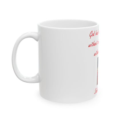Saint Augustine Quote Mug – 11oz Ceramic Christian Gift of Hope