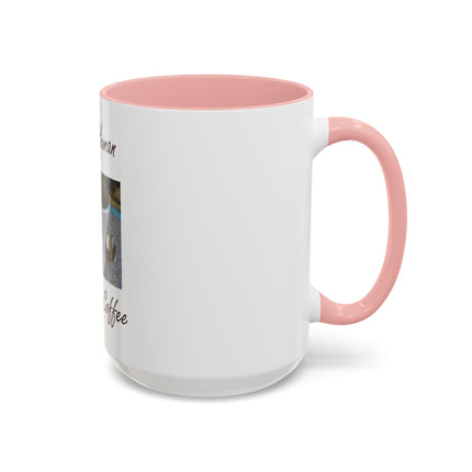 Coffee Mug - "Instant Human Just Add Coffee" Accent Ceramic Mug (11/15oz)