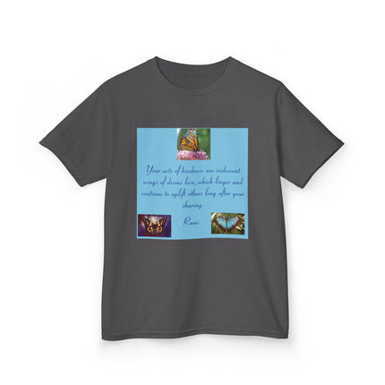 Kids Tee with Butterfly Design – Inspirational Nature Gift