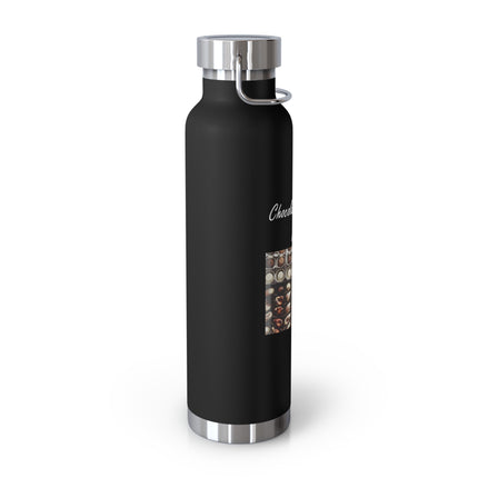 Motivational Chocolate Fuel Bottle - 22oz Insulated Flask for Chocolate Lovers