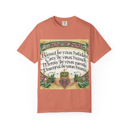 Blessed Be Your Holiday Unisex Garment-Dyed T-Shirt