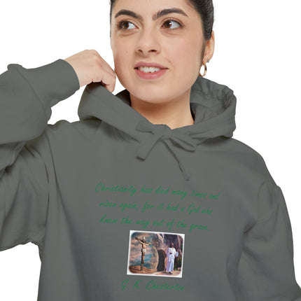 Chesterton Quote Resurrection Hoodie
