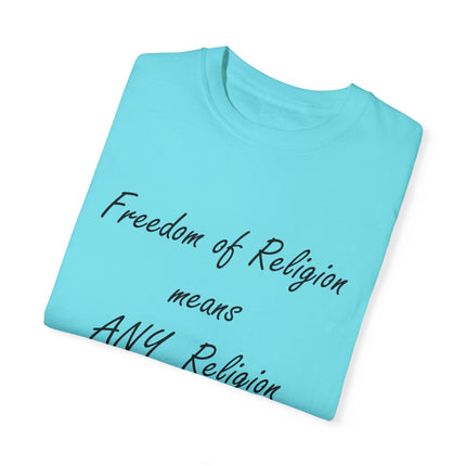 Freedom of Religion Tee – Unisex Statement Shirt for All Beliefs