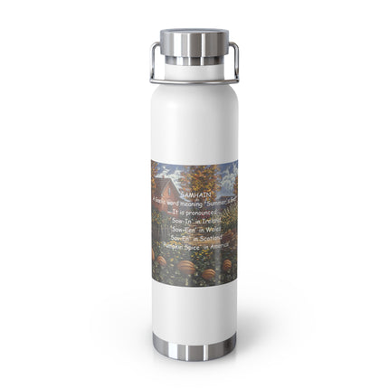 Samhain-Themed Copper Vacuum Insulated Bottle - Fall & Halloween Essentials