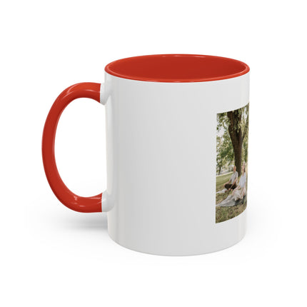 Inspirational Photo Accent Coffee Mug — “Don’t regret growing older. It is a privilege denied to many.”