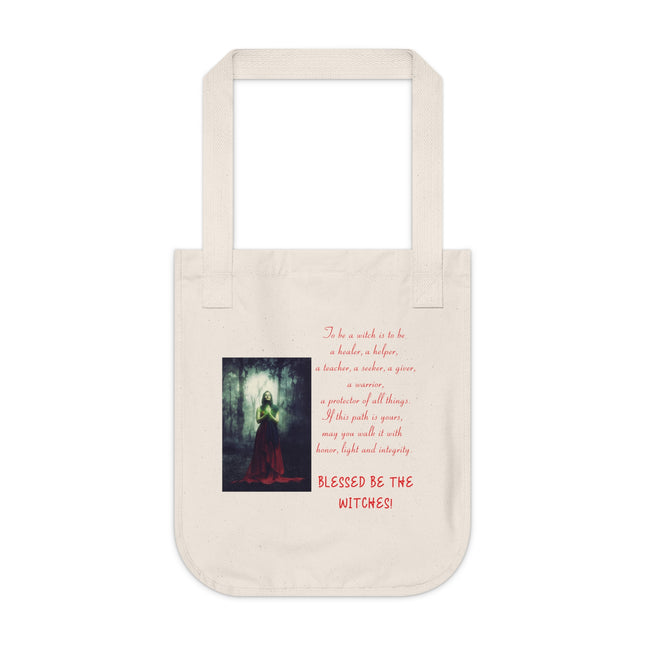 Blessed Be the Witches Tote – Organic Canvas, Eco-Friendly Style