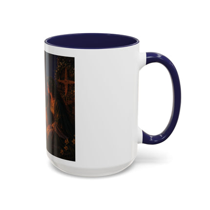 Brigid’s Fire Accent Coffee Mug — Pagan Imbolc Celebration Tea Cup (11/15oz)