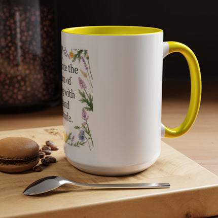 Spring Gratitude Coffee Mug — "Celebrate the return of spring with joy and gratitude"