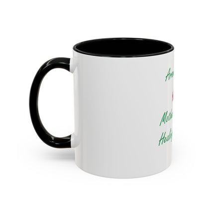 Aromatherapy Coffee Mug - "Mother Nature's Healing Perfumes" Accent Mug (11/15oz)