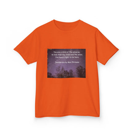 Kids Tee – “Child of the Universe” Quote – Heavy Cotton™