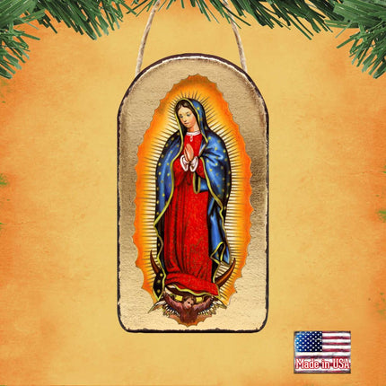 Lady of Guadalupe Religious Christian Sacred Icon Ornament - Inspirational Icon Decor - 87032-1